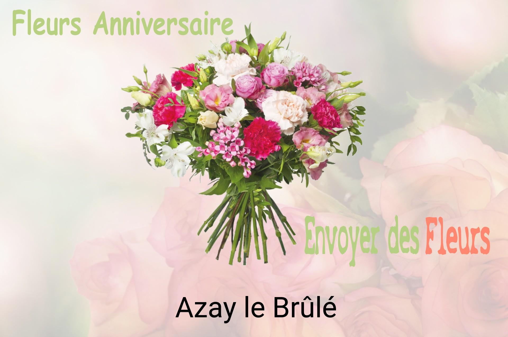 Bouquet de fleurs d’anniversaire livré à Azay-le-Brûlé