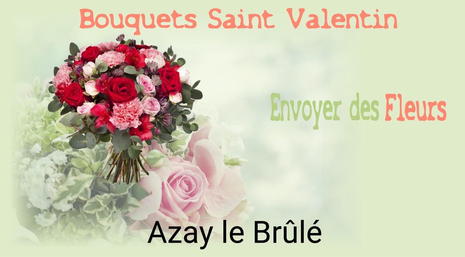 Roses de Saint-Valentin livrées à Azay-le-Brûlé